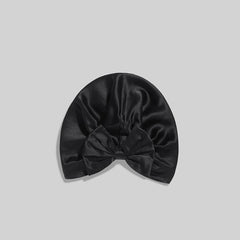 Silk Vintage Bow-Knot Sleep Cap