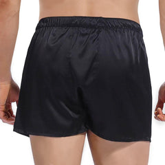 Soft Comfy Fitted Draping Silk Boxer for Men
