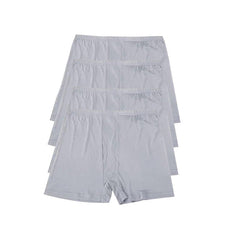 Soft Silk Knit Boxer Shorts 4Pcs for Men