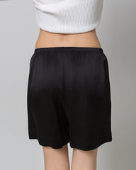 Women's Basic Silk Pajama Shorts