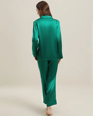 Women's Silk Two Piece Pajamas