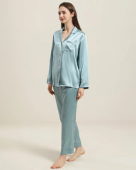 Women's Silk Two Piece Pajamas