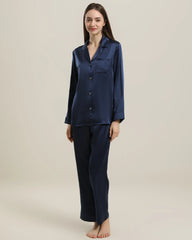 Women's Silk Two Piece Pajamas