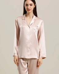 Women's Silk Two Piece Pajamas