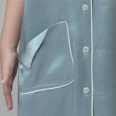 Silk Blouse Nightdress For Girl