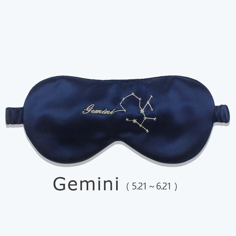 12 Constellation Silk Eye Mask, Navy