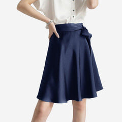 22 Momme Elegant Silk Short Skirt