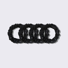 22 Momme 2.5 CM Silk Hair Loop Scrunchy 4PCS Set