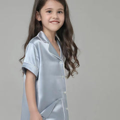 Silk Blouse Nightdress For Girl