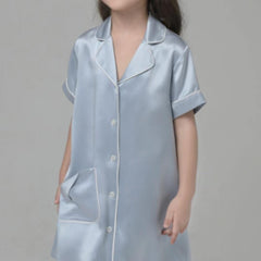 Silk Blouse Nightdress For Girl