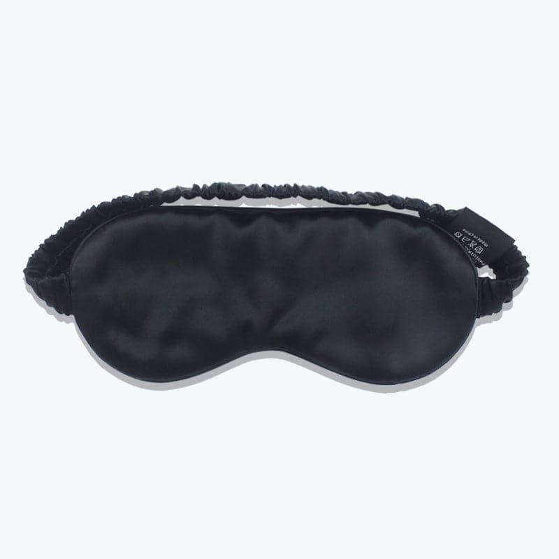 22 Momme Dry Eye Relief Eye Mask, Black