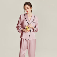 Double Breasted 22 Momme Silk Pajama Set