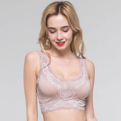 Sports Lace Breathable Silk Bra
