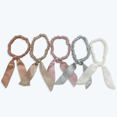 22 Momme Tail Elegant Silk Hair Bands