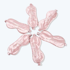 12 Constellation Pink Silk Sleep Mask 22 Momme