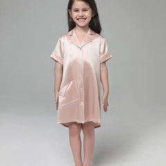 Silk Blouse Nightdress For Girl