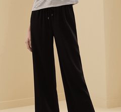 Wide Leg Silk Pajama Pants