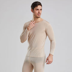 Men's 100% Silk Lightweight Thermal Underwear Set