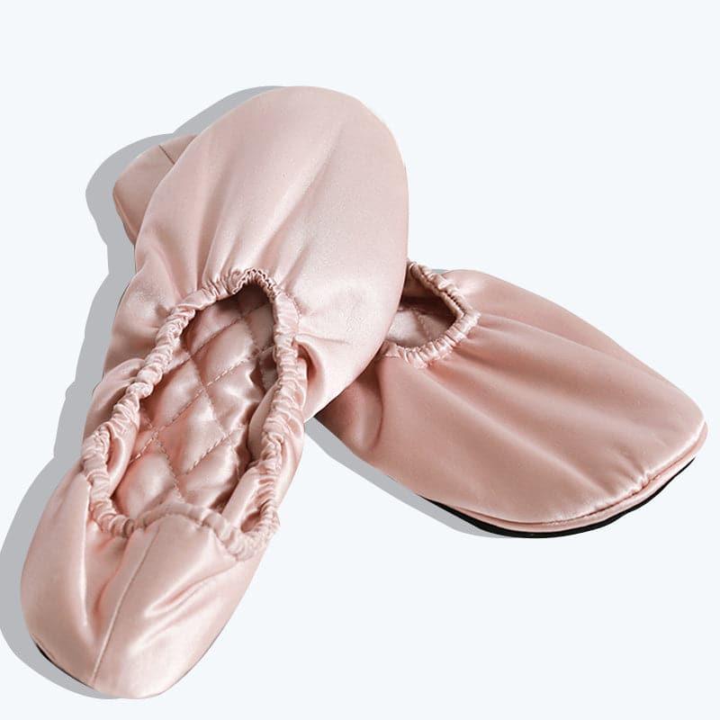 Soft Ballet Silk Slippers, Pink
