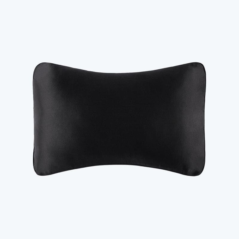 Silk Car Headrest Neck Pillow, Black