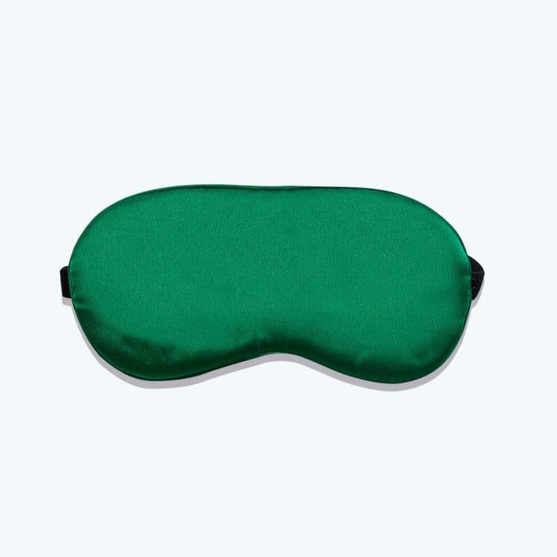 Ice Compress Silk Eye Mask Adjustable, Green