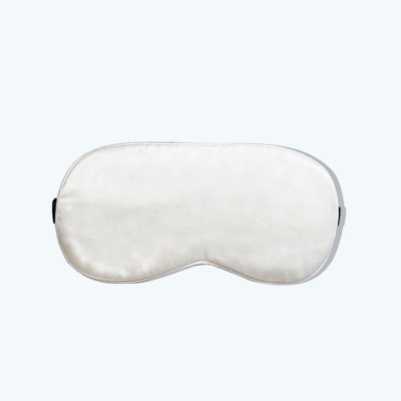 Ice Compress Silk Eye Mask Adjustable, White