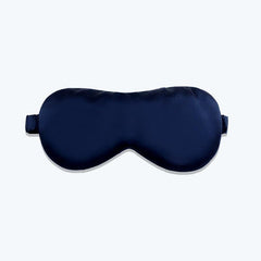 Long Fiber Silk Eye Mask, Navy