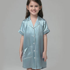 Silk Blouse Nightdress For Girl