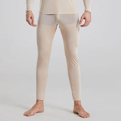 Men's 100% Silk Lightweight Thermal Underwear Set