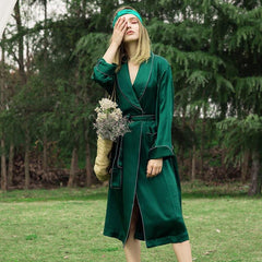 19Momme Full Length Silk Robe