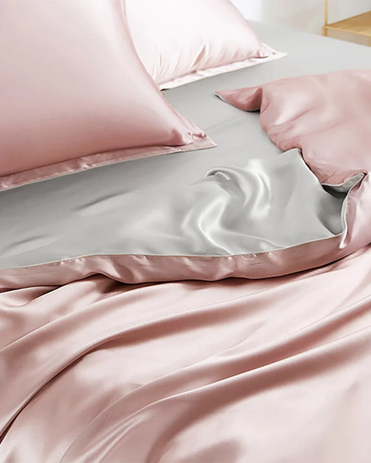 22 Momme Dual Color Silk Bed Set 4PCS