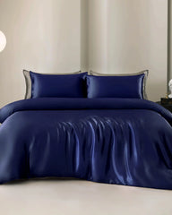 25 Momme 4PCS Silk Duvet Cover and Flat Sheet Set