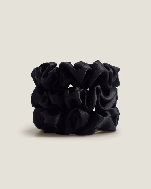 22 Momme 3.5 CM Midi Silk Hair Loop Scrunchy 3PCS Set