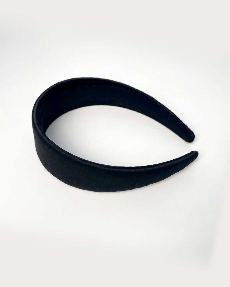 Silk 4cm Wide Border Hairband