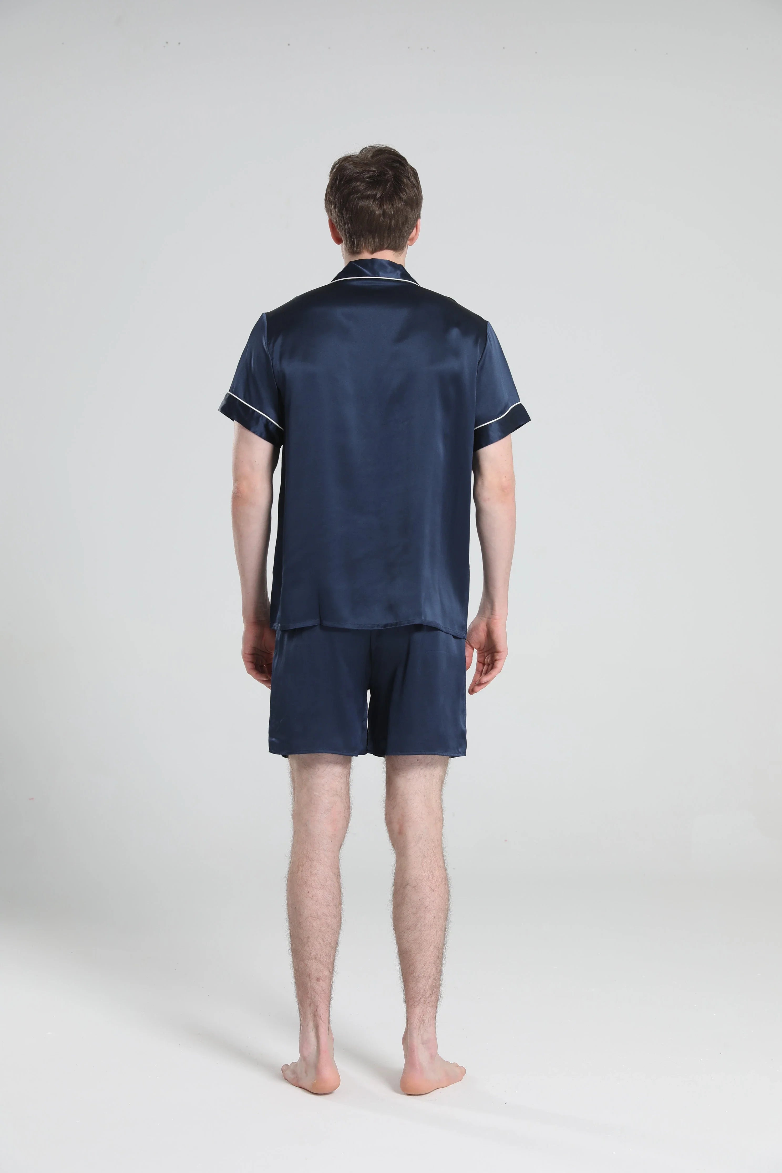 Casual Silk Short Pajamas For Men