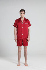 Casual Silk Short Pajamas For Men
