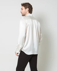 Classic Long Sleeve Silk Men's Shirt
