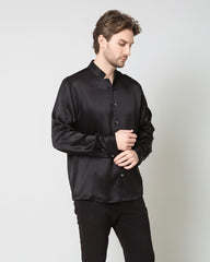 Classic Silk Men's Button Down Shirt