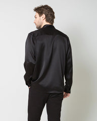 Classic Silk Men's Button Down Shirt
