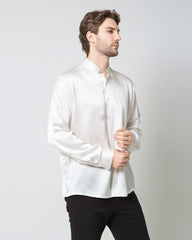 Classic Silk Men's Button Down Shirt
