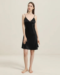 Close Fitting Silk Nightgown