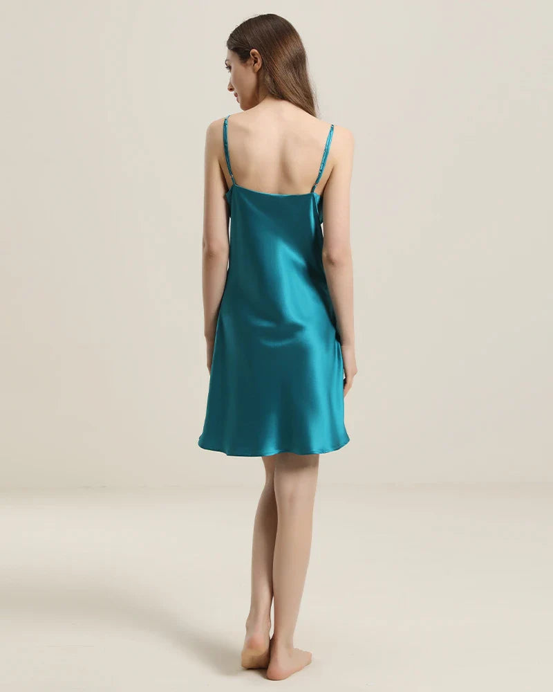 Close Fitting Silk Nightgown