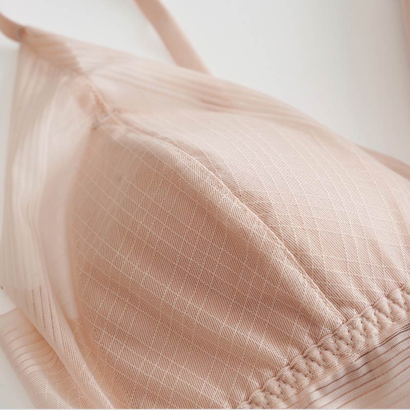 Concise Lace Comfy Silk Bralette Bra