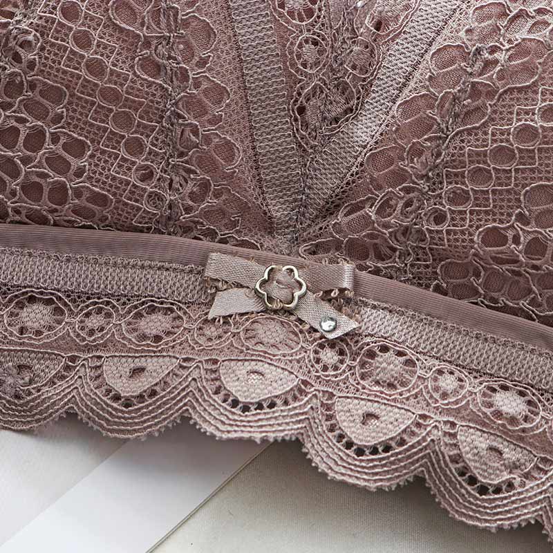 Lace Breathable Silk Bra