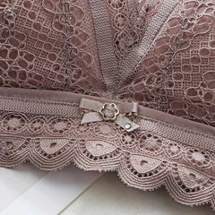 Lace Breathable Silk Bra