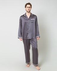 Men's Luxury Silk Loosen Pajamas