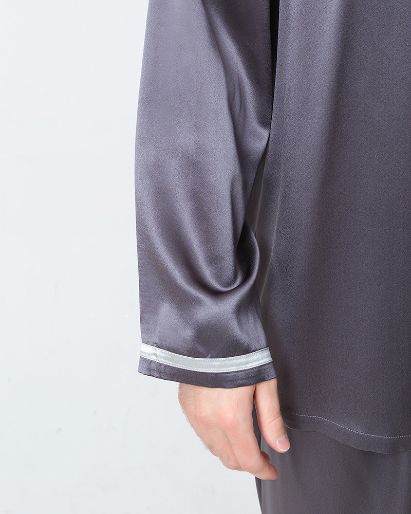Men's Luxury Silk Loosen Pajamas