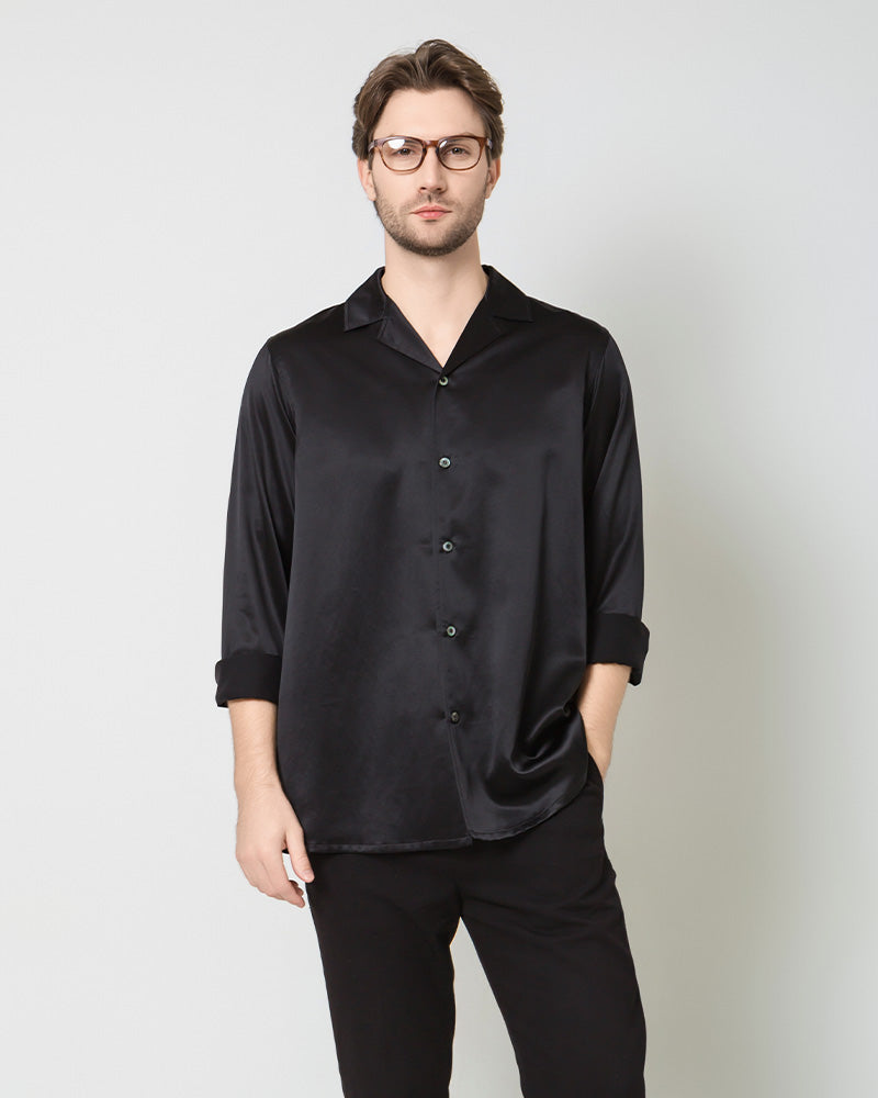 Men's Pure Silk Classic Business Shirt