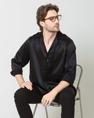 Men's Pure Silk Classic Business Shirt