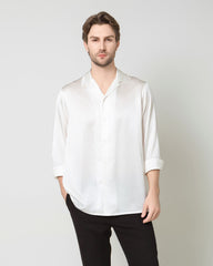Men's Pure Silk Classic Business Shirt